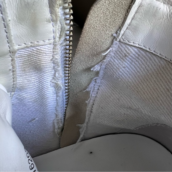 Zadig & Voltaire Women's High Flash Keith Lace Up Sneakers White Sz 38 US 7 - Picture 10 of 17